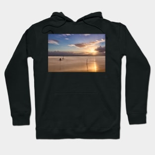 Moonrise on Dicky Beach Hoodie